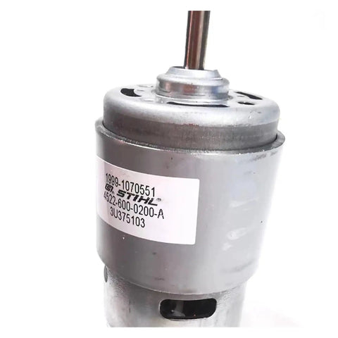 Heavy Duty DC Electric Starter Motor 12V 18V 24V with dual ball bearings and a pinion gear, ideal for power drills and circular saws.