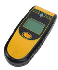 Hyuduo Stud Finder Wall Scanner 7 in 1 (Yellow) with LCD display and measurement markings, handheld device for scanning walls.