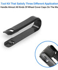Close-up of a single tool from the Pack Of 3 3 In 1 Wheel Bolt Cap Removal Tool Set For Audi VW And Most Vehicles Lug Nut Cap Pry Tools