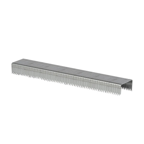 Heavy Duty Broad Crown Staples For Staple Guns solid as a rock, showing 1/2 inch wide steel staples for heavy-duty use.