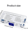 Industrial Sewing Machine Screw Kit With Metal Fasteners And Needle Plate Screws Durable Wear Resistant Easy Replacement