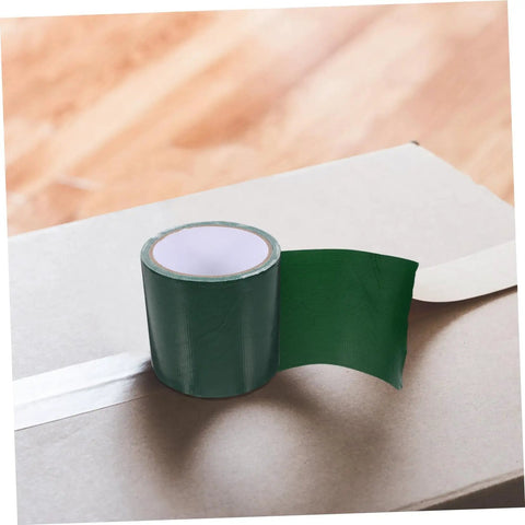 Heavy Duty Repair Tape Workhorse For Greenhouses Tents Canopies RV Awnings And Boats, green waterproof tape on a box