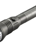 Stinger HPL LED 800 Lumen Long Range Rechargeable Flashlight With 120V AC 12V DC Piggyback Smart Charge One Handed Tactical Tail Switch IPX4 Aluminum Body