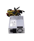 Power Supply 300W High Efficiency 80 Plus ENH1930 Industrial PSU for PCs and Workstations, silver metal case with fan and cables