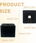 4 Pack Beefy Heavy Duty Rubber Anti Vibration Pads 50x50x40 Mm 2x2x1.6 Inches For Washing Machines Dryers Refrigerators AC Units Treadmills Furniture Legs And Industrial Machinery Home Office Gym Use, 50x50x40 mm