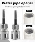 Dual Function Pipe Threading Tool For Drill Internal And External Threads With Half Inch And Three Quarter Inch Dies Rethreading And Cutting Tool