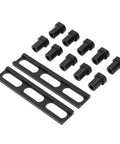 Dead Nuts Heavy Duty Aluminum Woodworking Planing Stop Set For Mft Workbench Milling And Cutting Secure Zero Play Hold Down Clamps components layout.