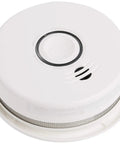 Wireless Smoke Detector With 10 Year Battery Voice Alerts Photoelectric Sensor Wire Free Smoke Alarm White Finish Easy Install