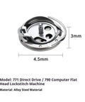 Pro Grade Rotary Hook Assembly For Industrial Sewing Bar Tack Machines 1790 Model Replacement Part 781 1790 Compatible Computerized Sewing Gear Workhorse Hook Kit For Precision Stitching, alloy steel, 4.5mm x 3mm