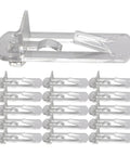 Plastic Shelf Support Pegs With Locking Clips No Fuss Quick Install Durable Cabinet Shelf Brackets 30 Pack For 15mm To 16mm Wood Boards