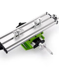 Heavy Duty Bench Drill Vise With X And Y Axis Adjustment Coordinate System For Metal Lathe Milling Fixture Table, precision worktable view.