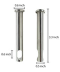 Stainless Steel Heavy Duty Security Pin Lock For Gate Opener Systems 12mm Solid Pin Replaces Rear Clevis Pin In All Gate Opener Kits