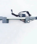 Hot Desktop Conveyor Belt With Motorized Pvc Belting For Adjustable Factory Transport, Electric Handling System, Small Industrial Workstation And Smooth Automated Production Line Setup, top view with power supply.