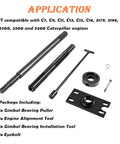 All In One Gimbal Bearing Installer Kit With Puller Remover And Engine Alignment Tools For Mercruiser Alpha Alpha 1 MR Bravo Volvo OMC Cobra And Yamaha Sterndrive 89 92 Easy Install And Precise Alignment Pro with tools displayed