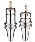 Heavy Duty CNC BT40 Tool Holder With Rock Solid Shank Precision At 0.003 For ER16 ER20 ER25 ER32 ER40 Collets, close-up view.