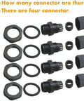 Outdoor Ready DIY Electrical Box Junction Enclosure IP67 Waterproof Dustproof ABS Plastic Case With 4 M16 Cable Glands components