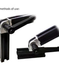 2 Pack 2020 Series Aluminum Extrusion Pivot Joint Connectors With Handles For 20x20 And 6mm T Slot Rails Die Cast Zinc Alloy Built For Easy Modding And DIY Frame Builds Heavy Duty Linkage For Custom Creations, shown in two use positions