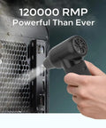 Cordless Electric Air Duster With 3 Gear Mini Portable Jet Dry Blower for PC Keyboard Laptop Car and Salon Use No Cord Hassle