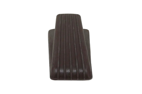 Heavy Duty Rubber Door Wedge 2 Pack Brown Non Marking Grip Lip For Hard Floors Carpets And Outdoor Surfaces front view
