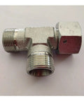 Heavy Duty Hydraulic Lock Fitting M12-52 Straight Metric Connector Used For Industrial Setup Ensures High Pressure Sealing Without Leaking Provides Stability And Peace Of Mind For Mechanics Who Need Rock Solid Parts That Hold Up During Heavy Lifting, steel T fitting