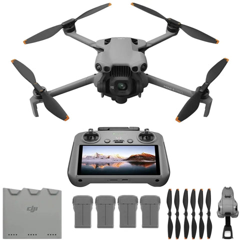 Mini 5 Pro Plus Fly More Combo With RC 2 Drone With Camera 1 Inch CMOS 4K 60fps HDR, controller, four batteries, props, charger