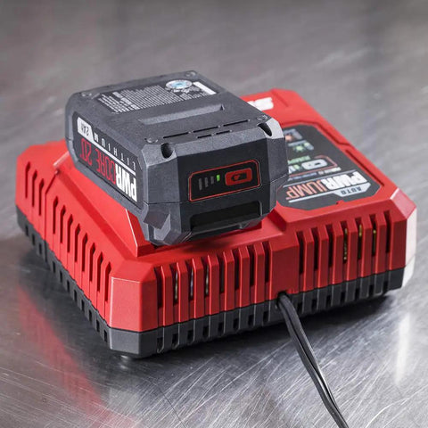 Powercore 20 Auto Pwrjump Charger Tool Only With 5 Minute Fast Charge, 100 Percent Battery In 30 Minutes For 2Ah shown on table