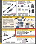 Precision Quill Feed Handle For Milling Machines With Quick Index Release, 1 inch hub, spring-loaded, solid grip lever.