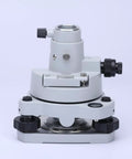 Laser Plummet Tribrach Adapter For Surveying And Leveling With 3 Prong Forced Centering, Optical Plummet, silver aluminum, side view