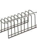 Super Sturdy Stainless Steel Pot Lid Organizer And Cutting Board Rack, 12.6x5.5x4.5in vertical rack for kitchen lids and pans.