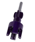 Eujgoov Heavy Duty Pipe Threader Kit With 3/4 Inch And 1/2 Inch Dies For Electric Drill High Speed Metal Cutting Tool for 1/2 inch pipes.