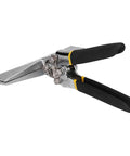 Heavy-Duty Metal Sheet Pliers Bending Tool with cushioned handles, showing straight-headed 6-inch steel design for metal work.