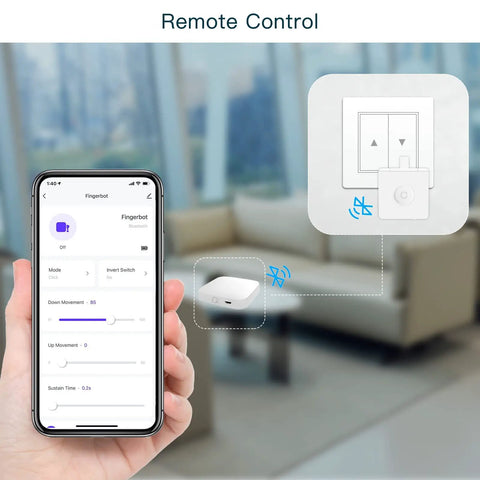Smart Fingerbot 2 Pack Touch Button Pusher Turns Old Switches Into Smart Buttons With Tuya Hub Works With Alexa And Google Home Remote Control Scheduling And Matching Accessory Kit