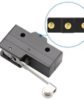 Z-15GW2S-B Micro Switch with Long Hinge Roller Lever Momentary Limit Switch 3-screw terminals