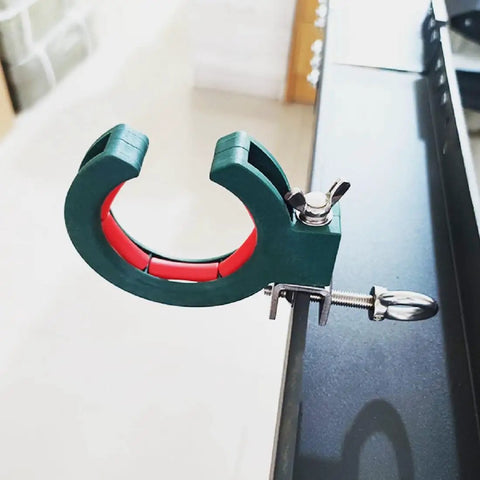 Two Pack Blue Cable Wire Threading Tool And Cable Tray Roller shown on a metal surface with adjustable clamps and pulley system
