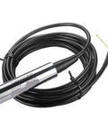 Rugged Industrial Pressure Transducer With 4-20mA And 0-5V 0-10V Outputs For Liquid Level Sensing In Water Tanks Hydrostatic Level Sensor Transmitter And Converter Includes 2m 5m 10m Cable Options, black cable