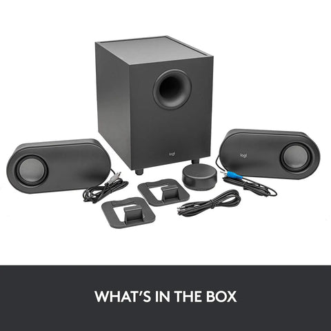 Z407 Bluetooth Computer Speakers With Subwoofer And Wireless Control Deliver Immersive 80W Peak Power Sound Premium Audio contents