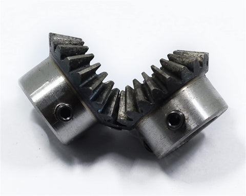Spiral Bevel Gear 20 Teeth 1 Module 90 Degree Steel Pinion For Mechanical Transmission With Inner Hole Bore 5mm 6mm 7mm 8mm
