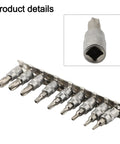 Grab This Sick 9-Piece Pentalobe Socket Set With Chrome Vanadium Steel Bits For Torx Security Screws Repair And Electronics Gadgy Fixes, 9-piece TS10-TS50 set