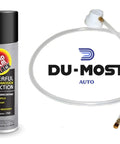 Black Corrosion Protection Spray Kit With 12 Aerosol Cans 2 Ft Extension Hose And Nozzle Long Lasting Lubricant And Penetrant For Marine Automotive And Snow Handling Undercoating 11.75 Oz Each can with hose