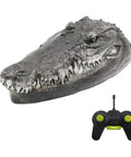 Flytec V005 RC Boat With 2.4G Radio Control Dope Electric Racing Boat For Poolside Fun Realistic Crocodile Head Design and remote