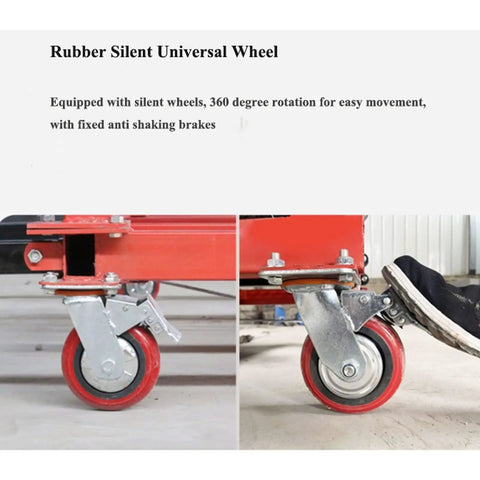 Rubber silent wheel of Beefed Up Lifting Multifunctional Electric Scaffolding Machine