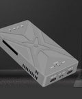 Rock Solid Dual Bay M.2 NVMe SSD RAID Enclosure offers USB Type C ports and compact design for fast data transfers.