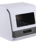 Smooth Operating Countertop Dishwasher Featuring Ultrasonic Deep Scrub Technology And Zero Install Hassle, compact design for small spaces.