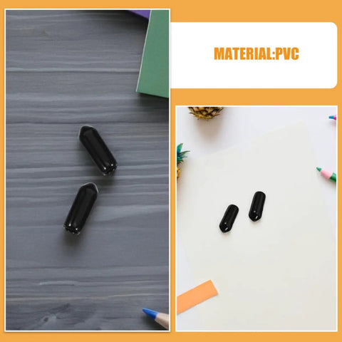 Solid 80 Piece PVC Bolt End Caps Kit Waterproof Wire Protectors Prevent Electric Shocks Wear Resistant Electrical Tips For Auto And Home Projects, black PVC caps