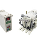 Heavy-Duty Permanent Magnet Brushless Servo Motor 750W 1HP DC with independent speed control box for industrial sewing machines.