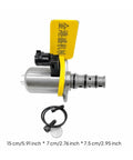 Quick Swap Heavy Duty Proportional Valve Solenoid Actuator Replacement For Zax200-5G, silver metal actuator with o rings