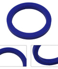 9Mm Silicone Espresso Group Head Gasket Seal For E61 Espresso Machines Blue Replacement Ring 72Mm Od 58Mm Id displayed from different angles