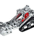 Metal Construction Skid Steer Loader Model Kit 365 Piece Set Includes Tools And Illustrated Manual Hands On Build To Boost Motor Skills Creativity And Cognitive Growth With Interchangeable Parts For Endless Custom Builds