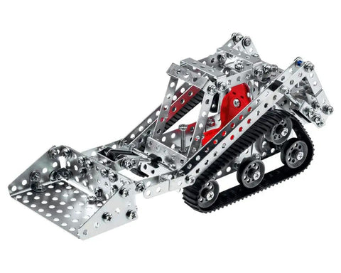 Metal Construction Skid Steer Loader Model Kit 365 Piece Set Includes Tools And Illustrated Manual Hands On Build To Boost Motor Skills Creativity And Cognitive Growth With Interchangeable Parts For Endless Custom Builds