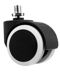 Five Piece Replacement Office Chair Wheels Set, Universal Casters For Study Chairs, single caster side view